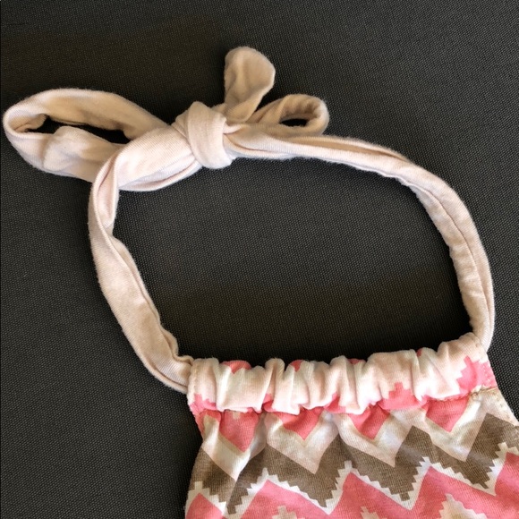 Ruffle Butt Apron Romper - Picture 3 of 5